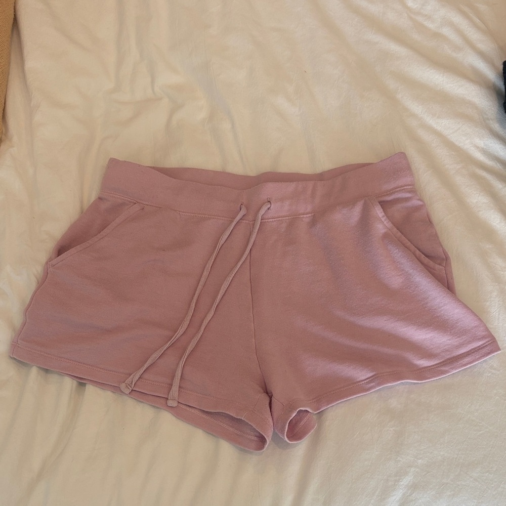 Quince Women's Soft Pink Lounge Shorts